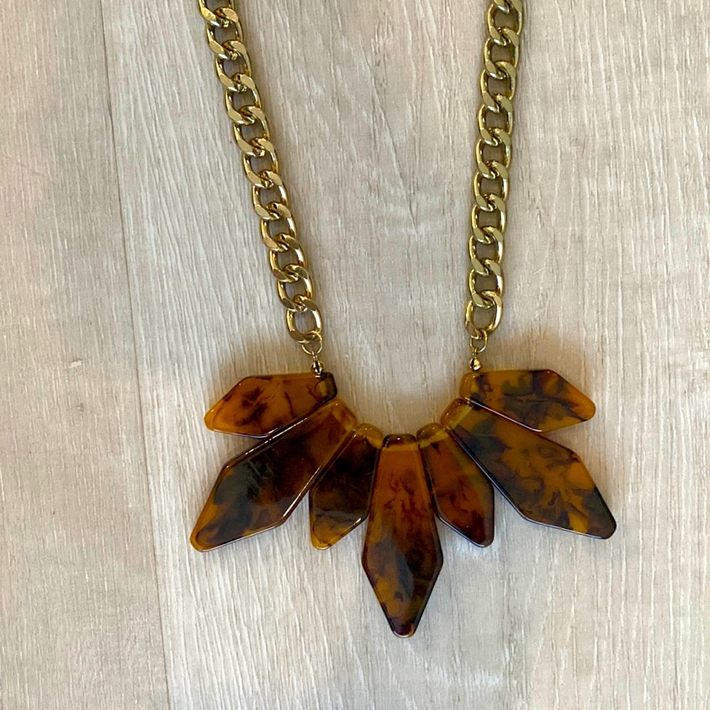 Tortoise shell necklace